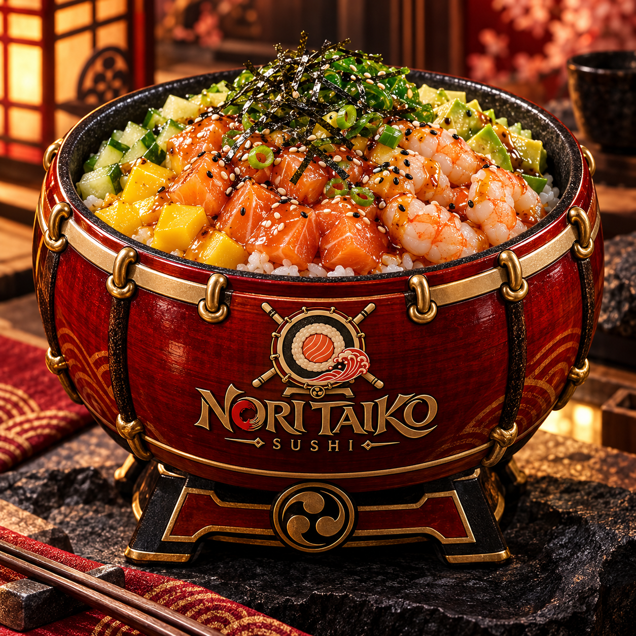 Poke Coral Rítmico